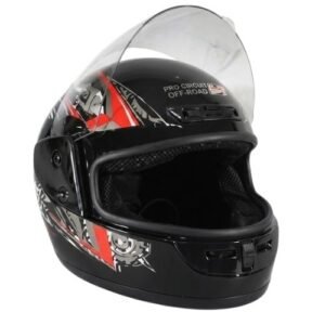CASCO PARA MOTOCICLISTA ECONÓMICO CON DISEÑO GRANDE (Pieza)