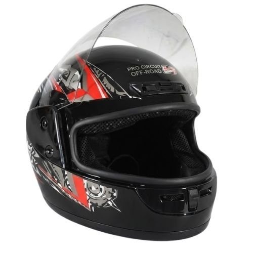 CASCO PARA MOTOCICLISTA ECONÓMICO CON DISEÑO GRANDE (Pieza)