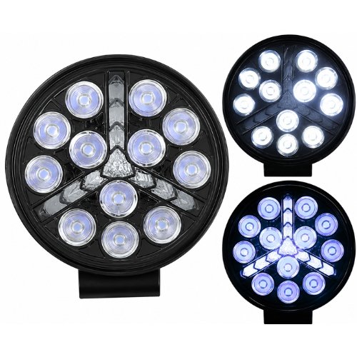 RENO94-B FARO REDONDO DE LED ALTA INTENSIDAD CON DRL AZUL 12/24V (PAR)