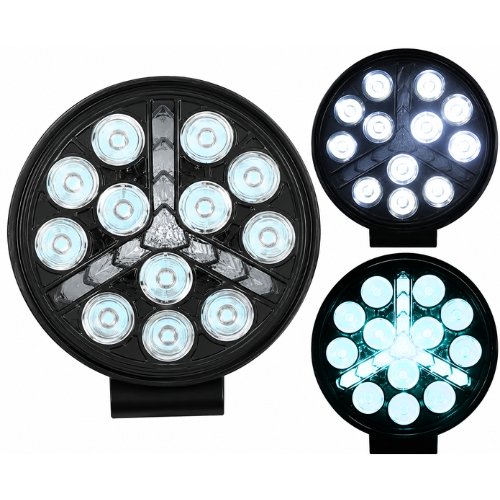 RENO94-IB FARO REDONDO DE LED ALTA INTENSIDAD CON DRL ICE BLUE 12/24V (PAR)
