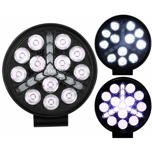 RENO94-P FARO REDONDO DE LED ALTA INTENSIDAD CON DRL MORADO 12/24V (PAR)