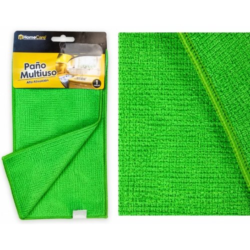 TRAPO DE MICROFIBRA 35*40CM VERDE