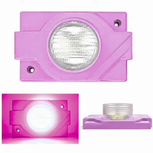 MODULOS DE LED 1 LED 2.9 X 3.7CM ROSA 12V