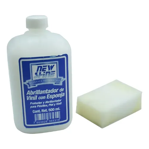 NSC004 Abrillantador Liquido en Garrafa 500 ml con Esponja