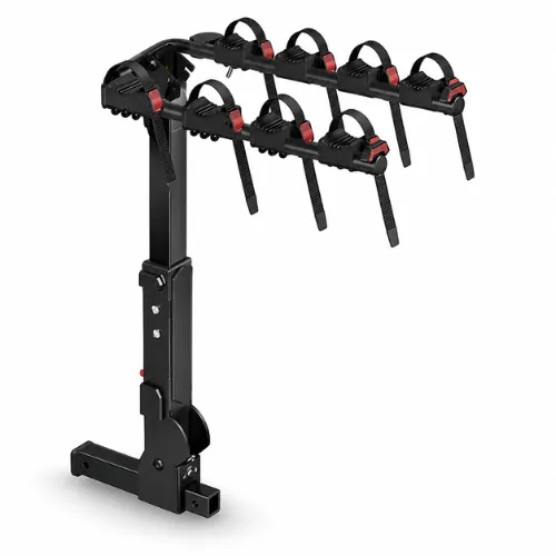 PORTA BICICLETAS DE 4 CON ENTRADA PARA TIRÓN DE REMOLQUE CON CORREAS