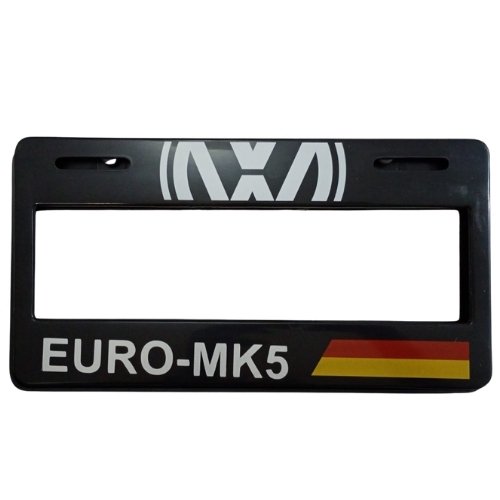 Pser- euro-mk5 PORTA PLACA SERIGRAFIADO (PAR)
