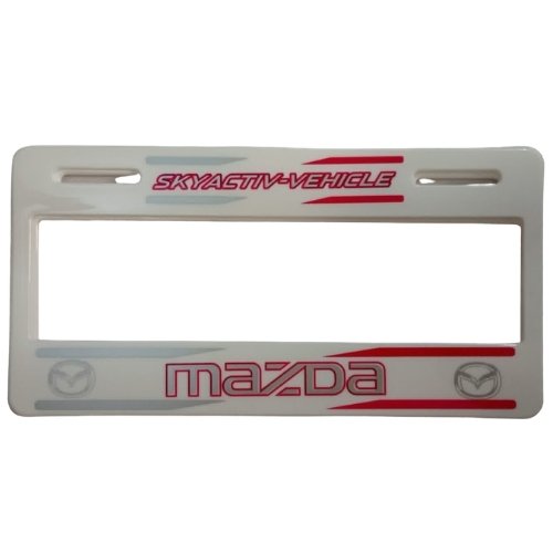 Pser- mazda w PORTA PLACA SERIGRAFIADO (PAR)