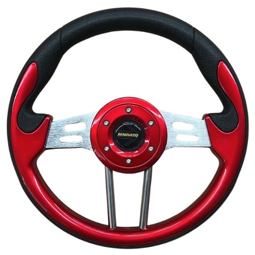QC-5166G_RED VOLANTE AUTOMOTRIZ ROJO