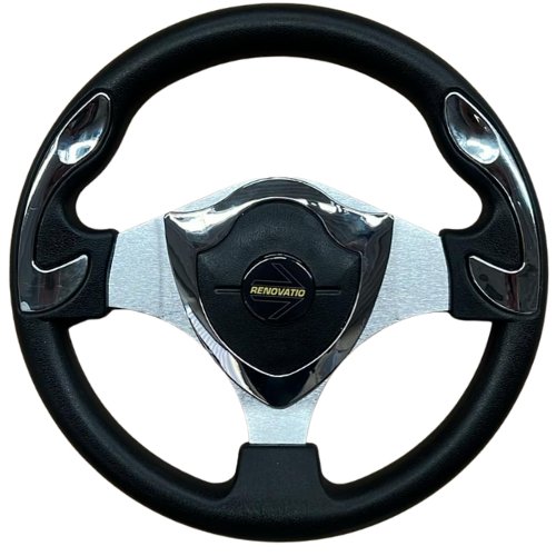 QC-5195_CHROME VOLANTE AUTOMOTRIZ CROMO