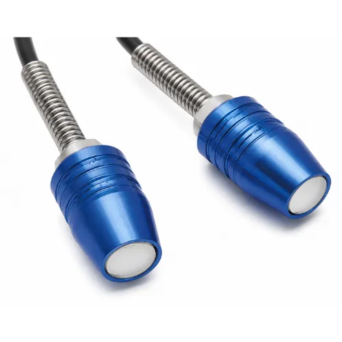 S005 BLUE TORNILLO PARA PLACA 12V CON LUZ BLANCA/CUERPO AZUL