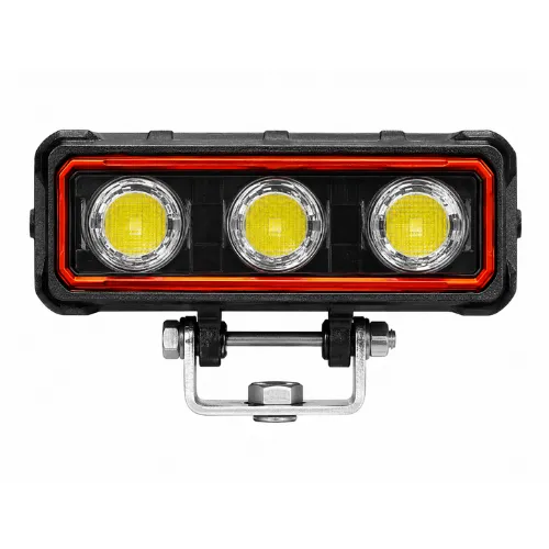 LUZ DE 3 LEDS BICOLOR CON DRL ROJO 12/24V