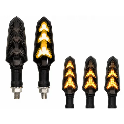 LUZ LED DIRECCIONAL UNIVERSAL PARA MOTOCICLETA AMARILLO