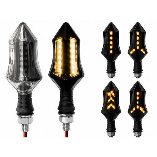 LUZ LED DIRECCIONAL UNIVERSAL PARA MOTOCICLETA AMARILLO