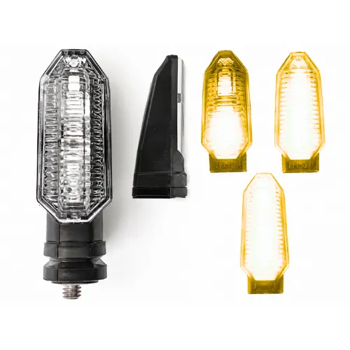 LUZ LED DIRECCIONAL UNIVERSAL PARA MOTOCICLETA AMARILLO