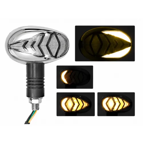 LUZ LED DIRECCIONAL UNIVERSAL PARA MOTOCICLETA AMARILLO