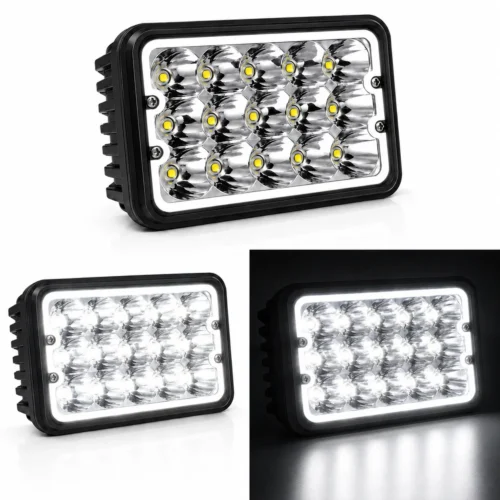 UNIDAD  5in CON 15 HIPER-LEDS DE 3W C/U OJO DE ANGEL BLANCO (PAR)