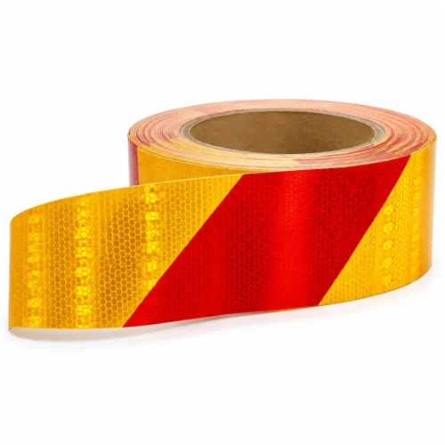 CINTA BARRICADA 5CMX45M ROJO AMARILLO (RLL 45M)