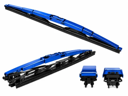 LIMPIAPARABRISAS DOBLE DELGADO 18" AZUL (PAR)