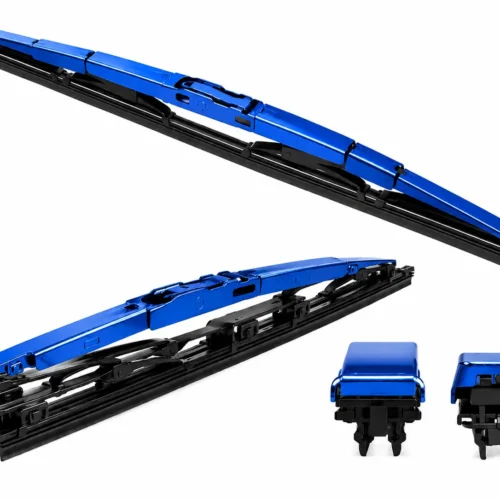 LIMPIAPARABRISAS DOBLE DELGADO 18" AZUL (PAR)