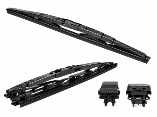 LIMPIAPARABRISAS DOBLE DELGADO 18" FIBRA DE CARBONO (PAR)