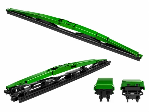 LIMPIAPARABRISAS DOBLE DELGADO 18" VERDE (PAR)