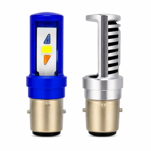 FOCO DE LED PARA MOTOCICLETA 18W ENTRADA HD AZUL (PZA)