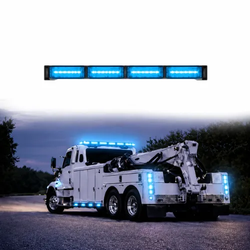 BARRA RECTA LED DE ALTA DENSIDAD / 4 MODULOS ICE AZUL