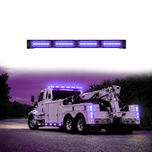 BARRA RECTA LED DE ALTA DENSIDAD / 4 MODULOS / MORADO