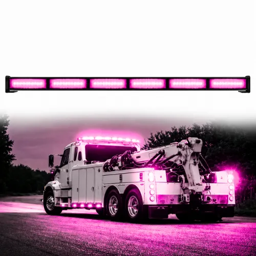 BARRA RECTA LED DE ALTA DENSIDAD / 6 MODULOS / ROSA