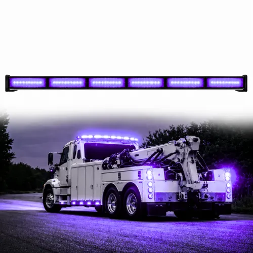 BARRA RECTA LED DE ALTA DENSIDAD / 6 MODULOS / MORADO