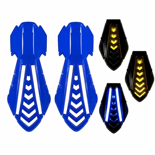CUBRE PUÑOS PARA MOTOCICLETA UNIVERSAL AZUL 25 X 9.5CM (PAR)
