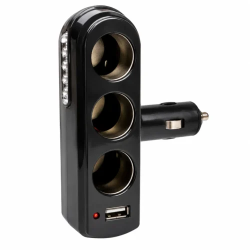 MULTICONTACTO PARA ENCENDEDOR CON ENTRADA USB