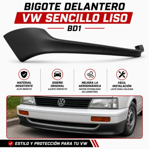 BD1 BIGOTE DELANTERO VW SENCILLO LISO BD1