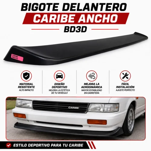 BD3D BIGOTE DELANTERO CARIBE ANCHO