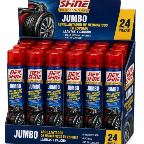 ABRILLANTADOR JUMBO AUTOMOTRIZ NEW SHINE CAJA 24 PIEZAS