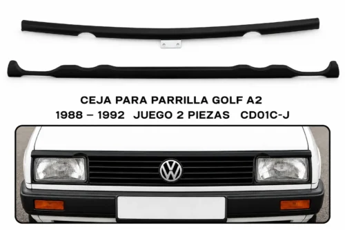 Ceja para parrilla Golf A2 1988 — 1992 juego 2 piezas