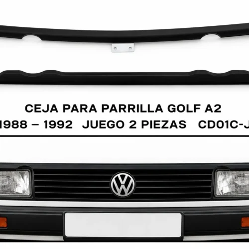 Ceja para parrilla Golf A2 1988 — 1992 juego 2 piezas