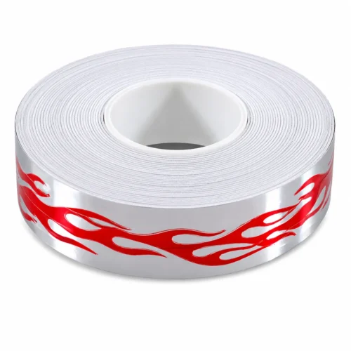 CINTA DE FILETEAR 10 MTS FLAMAS ROJA