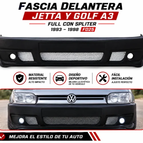 FD25 Fascia delantera Jetta y Golf A3 full con spliter 1993 — 1998
