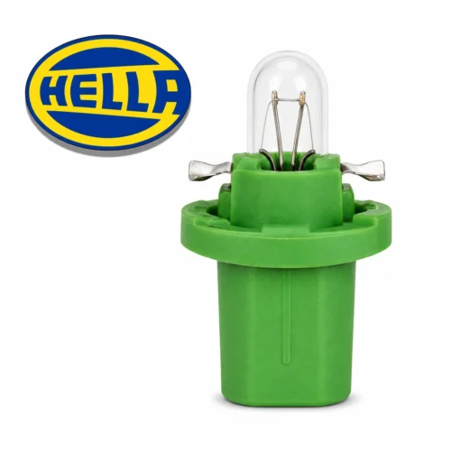 FO-HEB8.5DV FOCO HELLA MINI 12V 2W B8.5D BASE VERDE