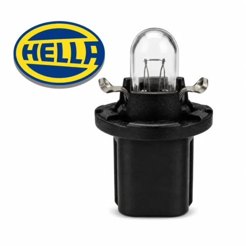 FO-HEBX8.4DN FOCO HELLA MINI 12V 1.2W BX8.4D BASE NEGRA