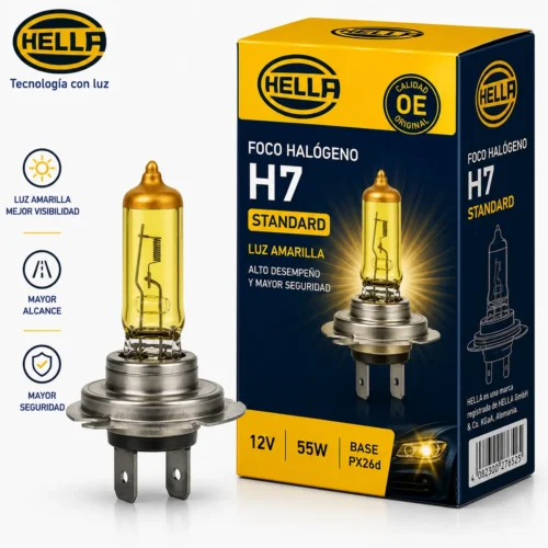 H7YL FOCO H7 12V 55W YELLOW LIGHT 50% MAS LUZ (1)