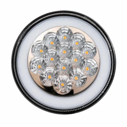 LA-PRG16C PLAFON REDONDO CON 16 LEDS, OJO DE ÁNGEL TIPO GEL, MULTIFUNCIONES BLANCO