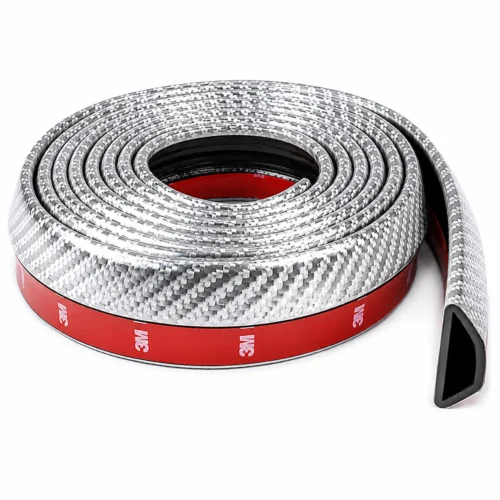 MOLDURA TIPO SPOILER FLEXIBLE 2.5M BRILLANTE PLATA