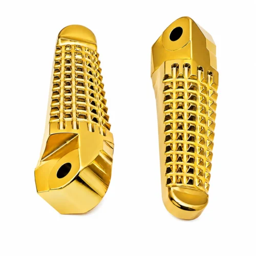 PEDAL PARA MOTO CON ANTIDERRAPANTE DORADO