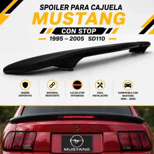 Spoiler para cajuela Mustang con stop 1995 — 2005