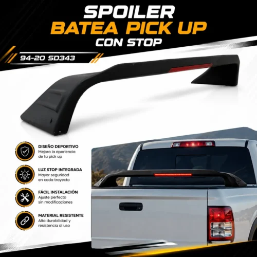 Spoiler batea pick up con stop 94-20