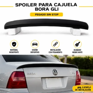 Spoiler para cajuela Bora GLI pegado sin stop 2006 — 2009