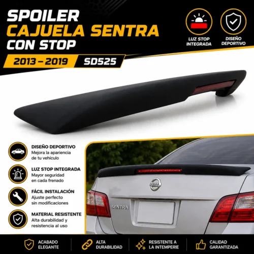 Spoiler cajuela Sentra con stop 2013—2019