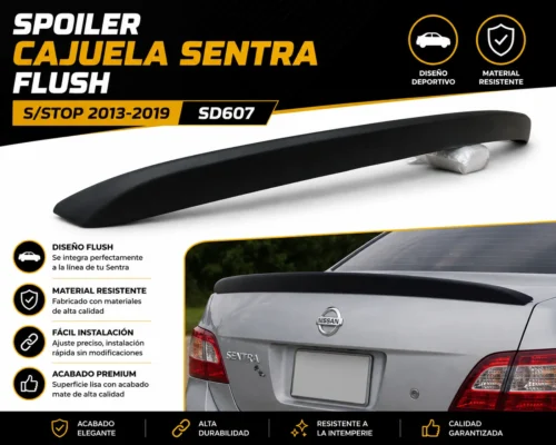 SPOILER CAJUELA SENTRA FLUSH S/STOP 2013-2019